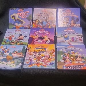 Disney Junior Mickey Books, Lot Of 9 Sold As A Set. Excellent Condition.